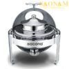 Nồi Hâm Soup Tròn Chân Inox SN#520055