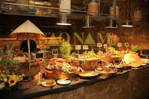 bóng đèn hâm nóng thức ăn tiệc buffet